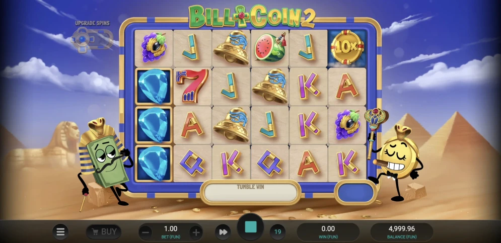 Bill and Coin 2 Mummy Mischief Slot
